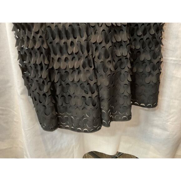 Cartise Black Cocktail Dress Size 12 Poly-Spandex Blend Lined Style 11149 - Picture 8 of 11